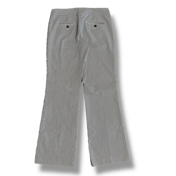 Express Design Studio The Editor Pinstripe Dress Pants Black White Size 6 Womens - Picture 7 of 11